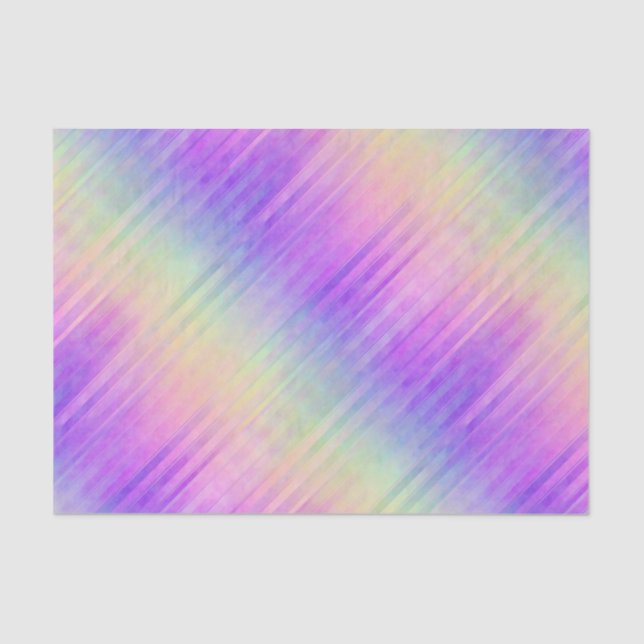 Papel De Seda piinstripe arcoiris holo : (Anverso)