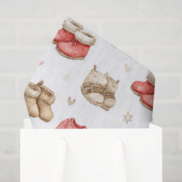 Papel De Seda Pijamas acogedores patrón boho baby shower