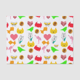 Papel De Seda Pikitiez origami cáncer verano joya animal gato