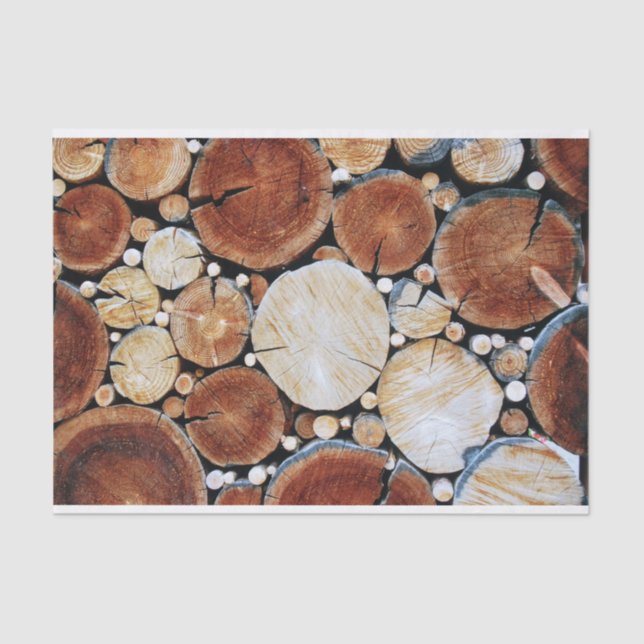 Papel De Seda Pila de madera del registro (Anverso)