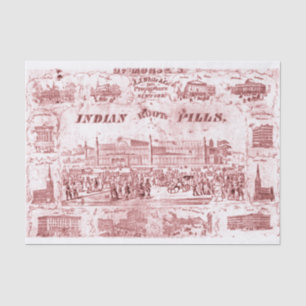 Papel De Seda "Piletas raíz indias"