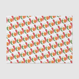 Papel De Seda Pimiento Picante Chili Habanero Jalapeno