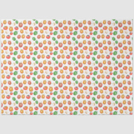 Papel De Seda Pimientos de Tomate Cebolla Dibujados a Mano Comid