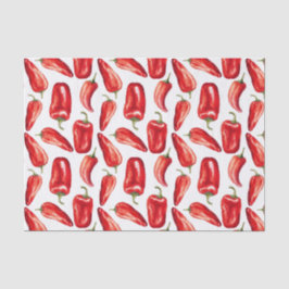 Papel De Seda Pimientos rojos chili
