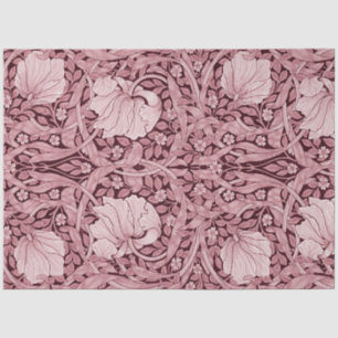 Papel De Seda Pimpernel Maroon, William Morris