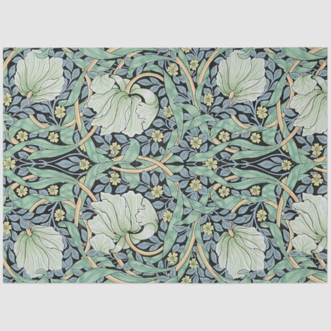 Papel De Seda Pimpernel, William Morris (Anverso)