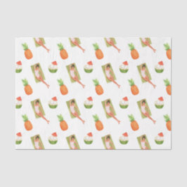 Papel De Seda Piña del Sol (Diseño 29 Serie Amarillo/Naranja)