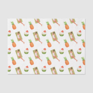 Papel De Seda Piña del Sol (Diseño 29 Serie Amarillo/Naranja)