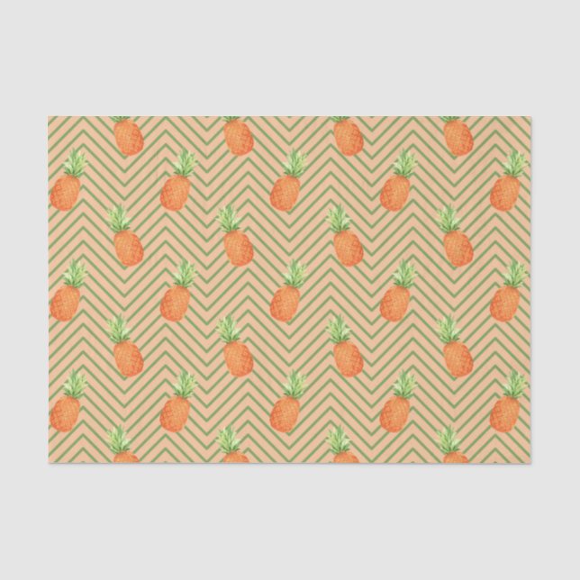 Papel De Seda Piña (serie 11 amarilla/Naranja) (Anverso)
