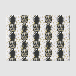 Papel De Seda Piñas Mele Kalikimaka Navidad Hawaiana
