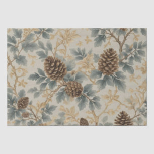 Papel De Seda Piñas y Ramas