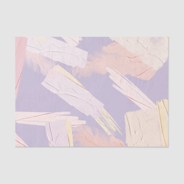 Papel De Seda Pincel de pintura Pastel (Anverso)