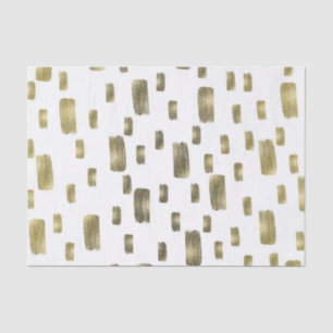 Papel De Seda Pincel Moderno Dorado Cobre Bronce Brillante