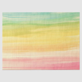 Papel De Seda Pinceles de color de agua colorida