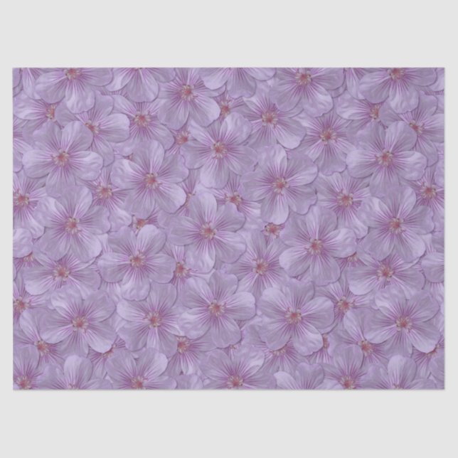 Papel De Seda Pineywoods Geranium Seamless Pattern (Anverso)