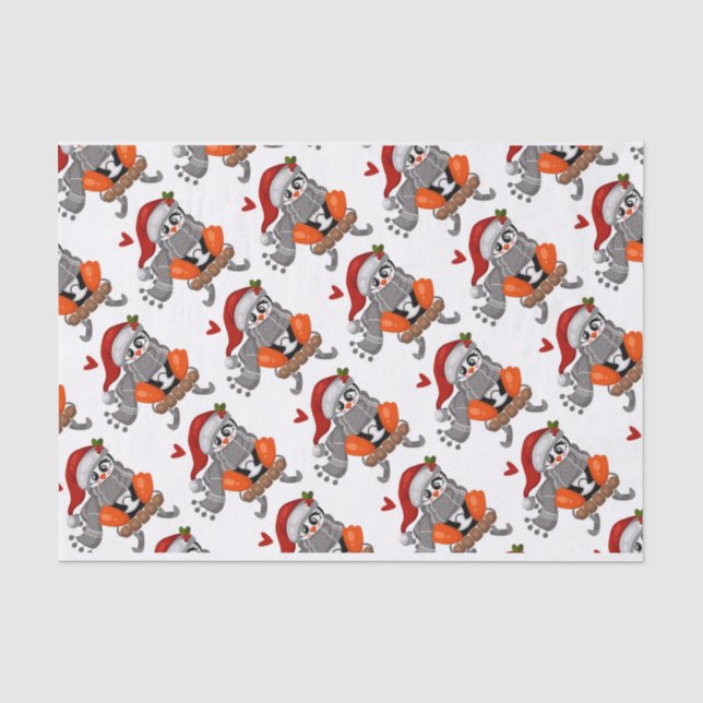 Papel De Seda Pingüino dorso (Anverso)