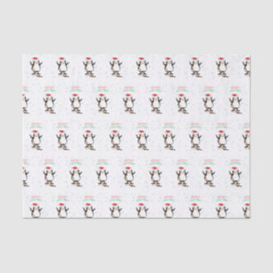 Papel De Seda Pingüino Navidades de hockey