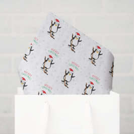 Papel De Seda Pingüino Navidades de hockey