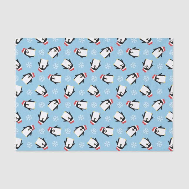 Papel De Seda Pingüinos (Anverso)
