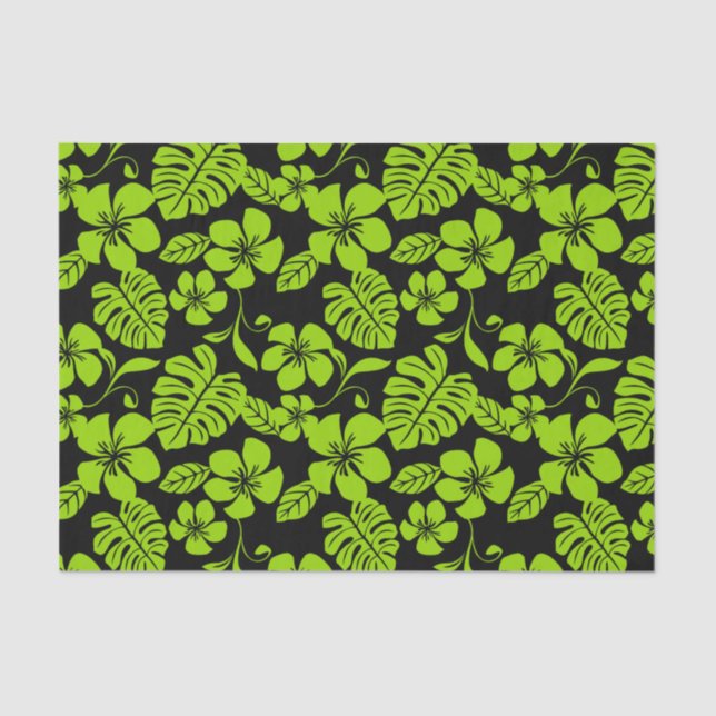 PAPEL DE SEDA PINK BIKINI (NEGRO/LIME) (Anverso)