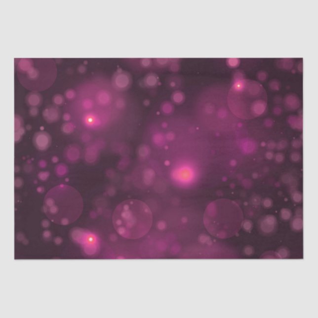 Papel De Seda Pink Bokeh (Anverso)