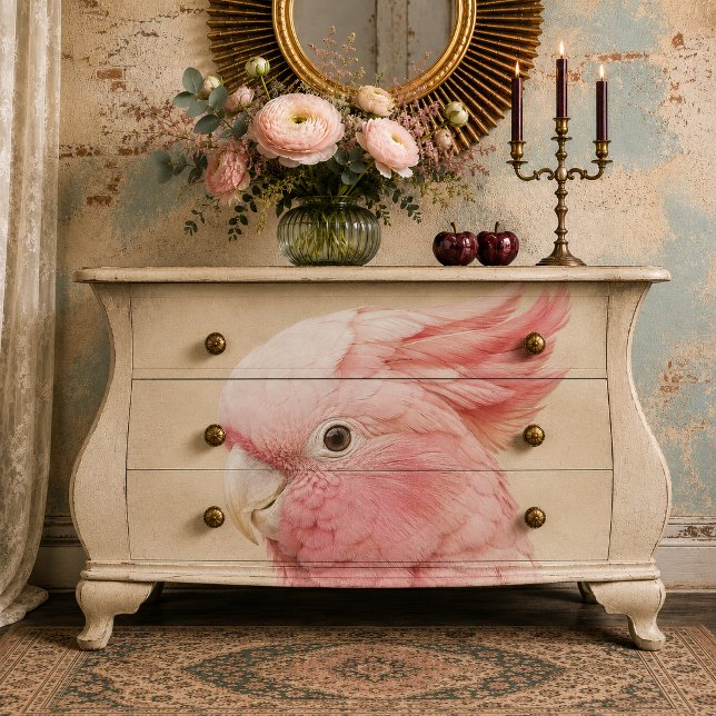 Papel De Seda Pink Cockatoo  Decoupage Tissue Paper (Subido por el creador)