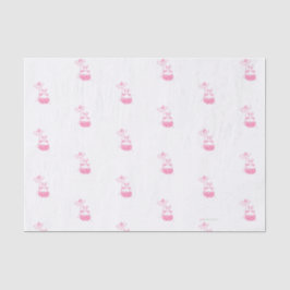Papel De Seda Pink Daisy Bunny
