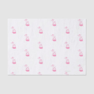 Papel De Seda Pink Daisy Bunny
