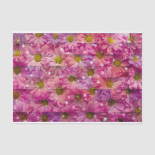 Papel De Seda Pink Daisy Weave