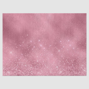 Papel De Seda Pink Glitz