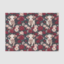 Papel De Seda Pink Highland Cow Yarn Rose