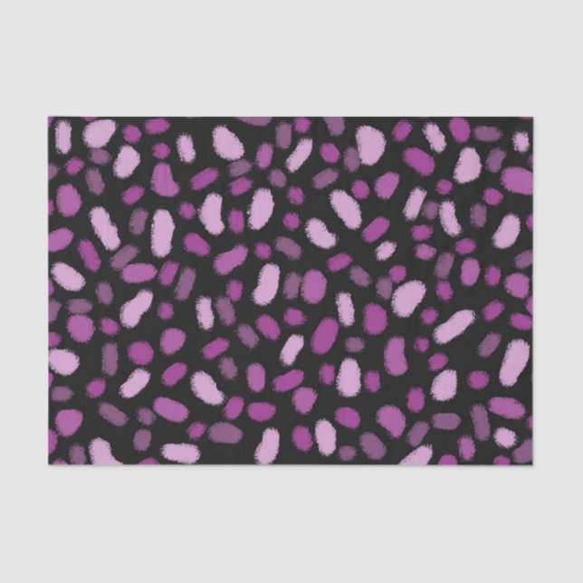 Papel De Seda Pink Jelly Beans Black Background Resumen Design (Anverso)