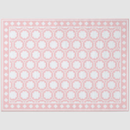 Papel De Seda Pink Modern Bone Inlay Decoupage Paper