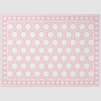 Papel De Seda Pink Modern Bone Inlay Decoupage Paper