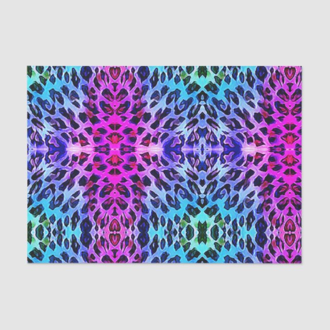 Papel De Seda Pink Purple Abstract Art Decoupage (Anverso)