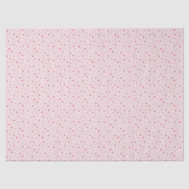 Papel De Seda Pink & Red Mini Stars and Hearts Pattern