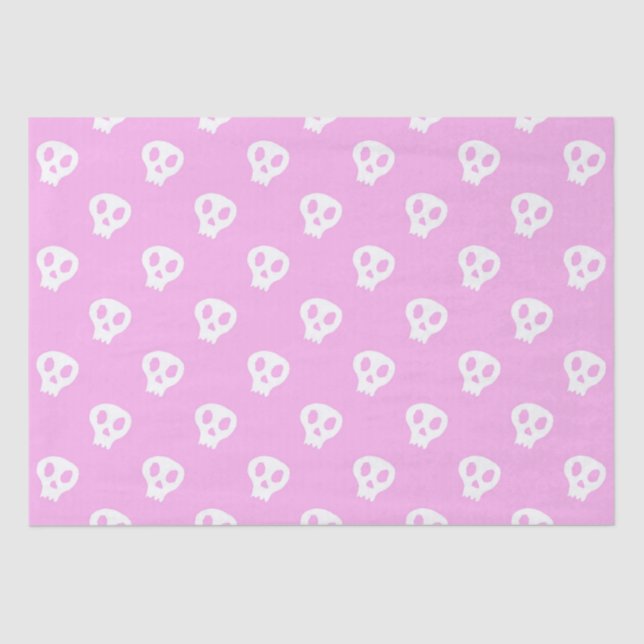 Papel De Seda Pink Skully (Anverso)
