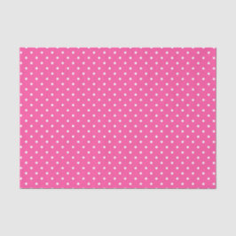 PAPEL DE SEDA PINK & WHITE EASTER POLKA DOTS
