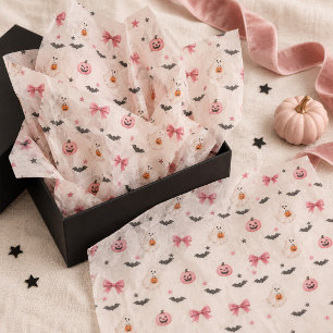 Papel de seda Pinkoween Fantasmas y Lazos Hallowee