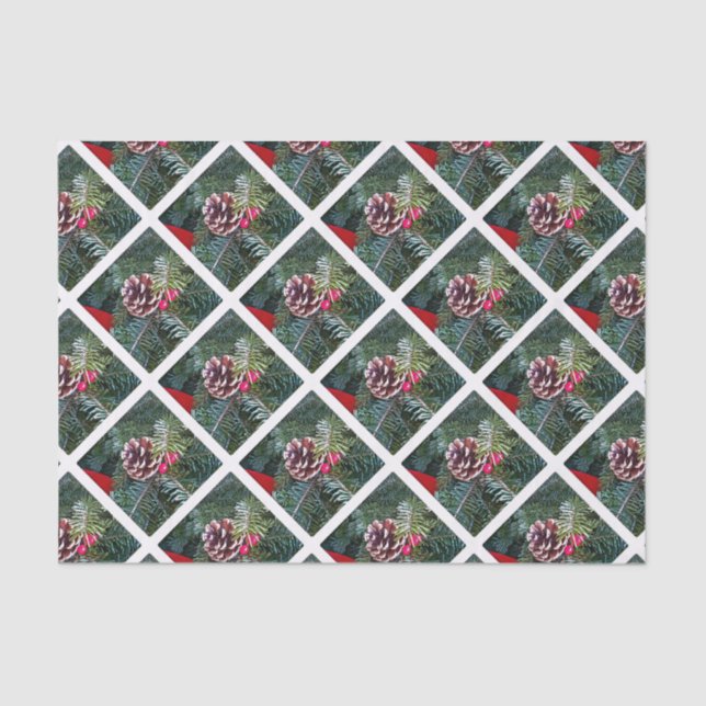 Papel De Seda Pino de vacaciones (Anverso)