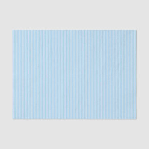 Papel De Seda Pinstripes Azules Pastel