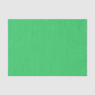 Papel De Seda Pinstripes diagonales: verde esmeralda y blanco