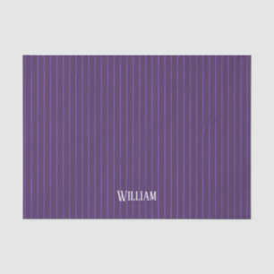 Papel De Seda Pinstripes púrpuras