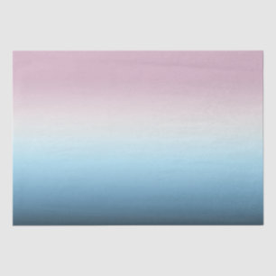 Papel De Seda Pinta rosa y azul gradiente negro Rosa Ombre