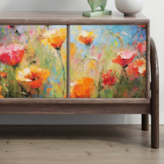 Papel De Seda Pintado de petróleo de descontaminación de flores