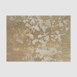 Papel De Seda Pintura abstracta del oro con los puntos de plata