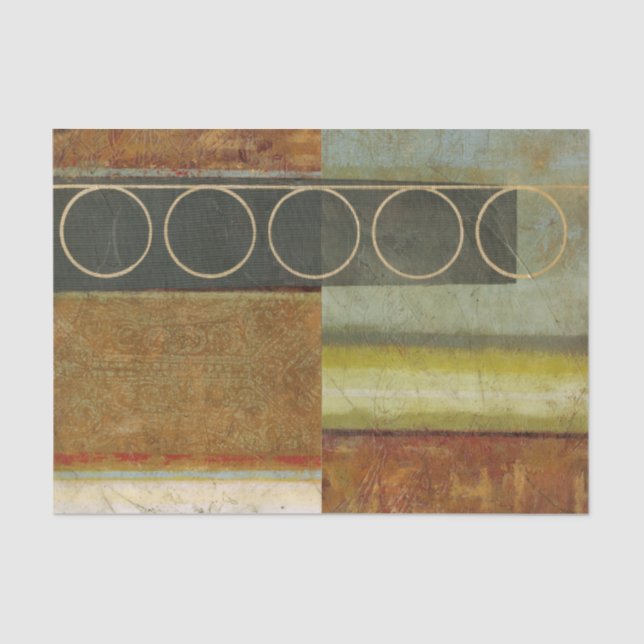 Papel De Seda Pintura abstracta multitexturizada por Vision Stud (Anverso)