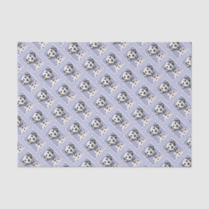 Papel De Seda Pintura dálmata - Arte de perro original