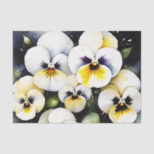 Papel De Seda pintura de acuarela de bonito blanco