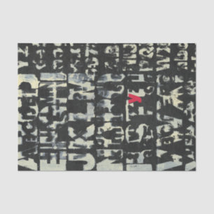 Papel De Seda Pintura de alfabeto de Norman Wyatt